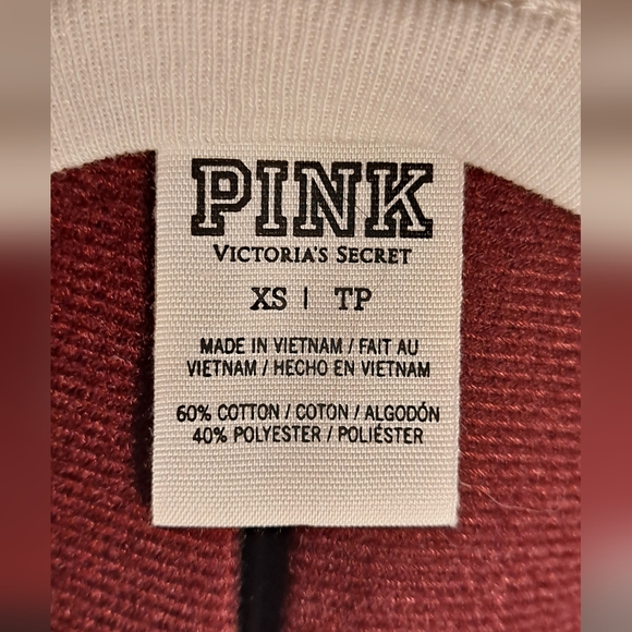 XS - Pink Victoria Secret white oversized Floral and Sparkle Tank - Picture 3 of 4